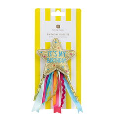 Fabric Star Birthday Badge | Birthday Wearables |