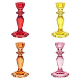 Mixed Colour Glass Candle Holder Starter Set | Outdoor Dining Decor |