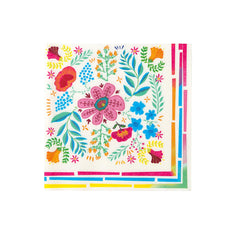 Floral Pink Paper Napkins - 50 Pack | Party Decor |