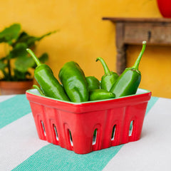 Cherry Ceramic Punnet - 15cm | Summer Kitchen Gifts |