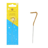 Birthday Brights Gold Number Sparkler 7