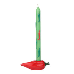 Hand-Painted Chilli Ceramic Candle Holder | Summer Gifts |