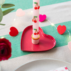 Cherry Dinner Candles - 2 Pack | Summer Home Decor |