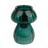 Green Mushroom Glass Candle Holder & Vase | Home Decor |