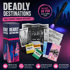 Chicago Murder Mystery Game - Deadly Destinations | Murder Mystery Game |