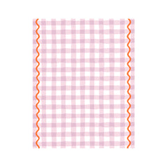 Lilac Gingham Cotton Table Cloth | Party Decor |