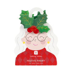 Holly Claw Hair Clip | Stocking Filler Gifts |