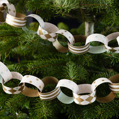 Gilded Paper Chains - 100 Pack | Christmas Craft |