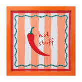 Chilli Fabric Framed Sign