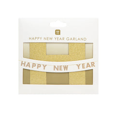 Gold Happy New Year Garland - 2m