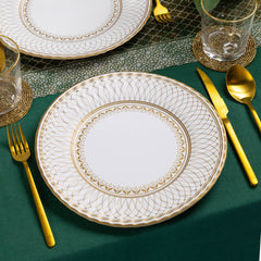 Gold Large Paper Plates - 24 Pack