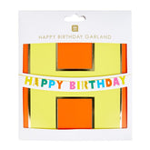 Birthday Brights Rainbow Happy Birthday Garland