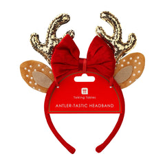 Brown Reindeer Headband | Christmas Wearables |