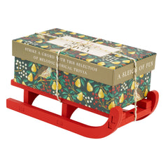 Music Trivia Christmas Mini Sleigh - 6.5cm | Christmas Game |