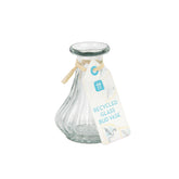 Clear Recycled Glass Bud Vase | Wedding Decor |
