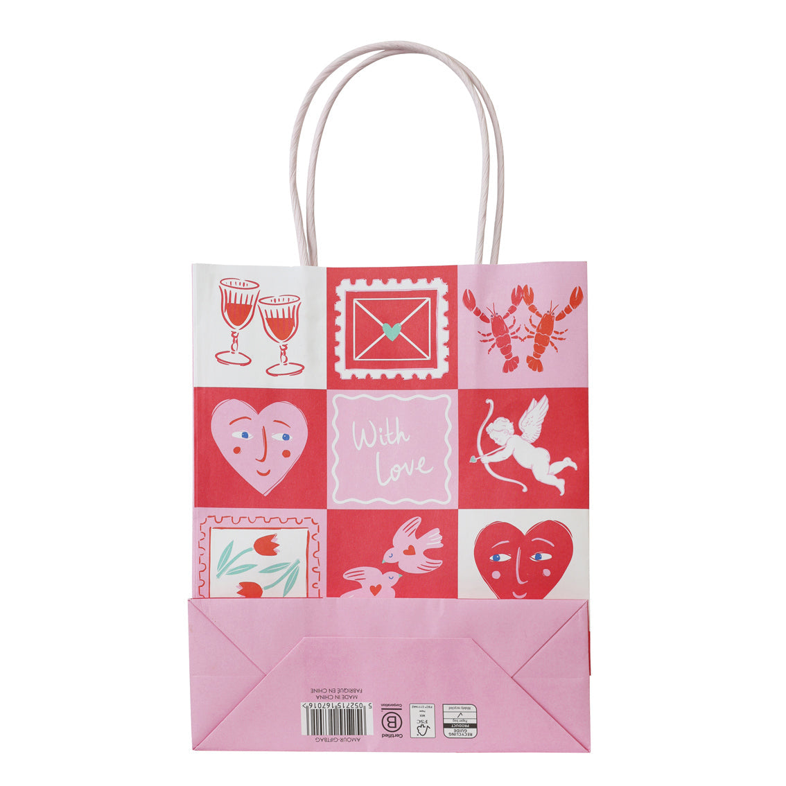 Love Icons Paper Gift Bags | Wedding Decor |