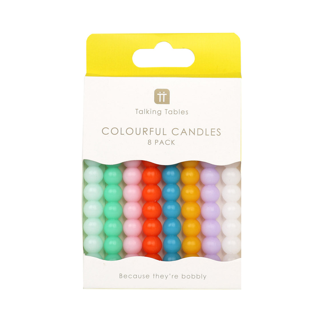 Bobble Birthday Candles - 8 Pack | Cake Candles |