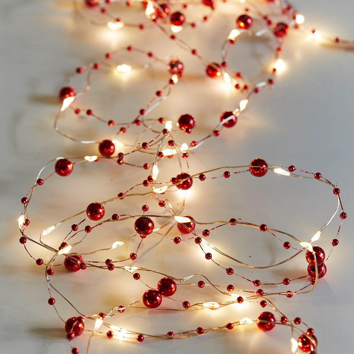 Holly Bead String Lights - 3m