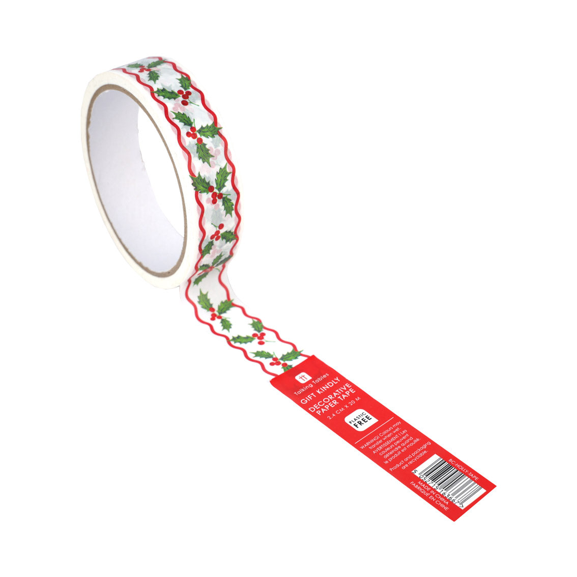 Holly Paper Tape - 20m
