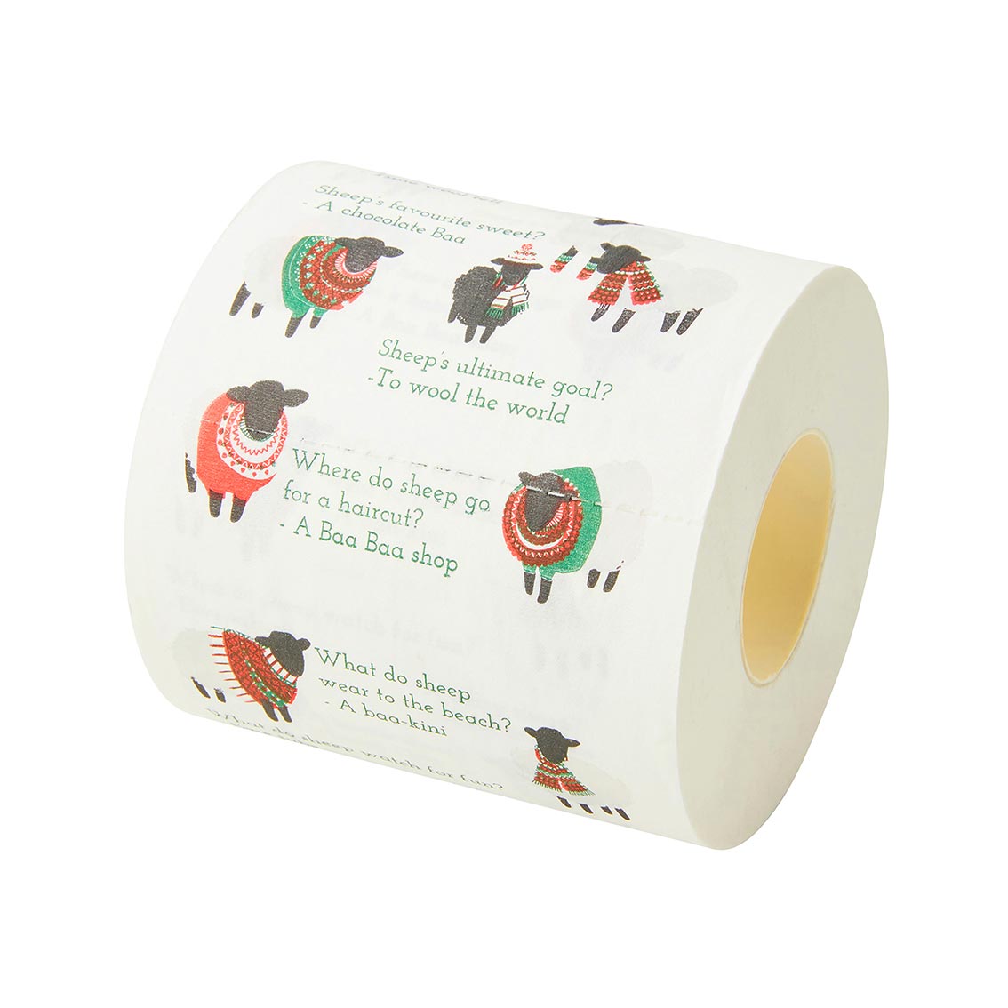 Botanical Sheep Toilet Roll | Christmas Novelty Gifts |