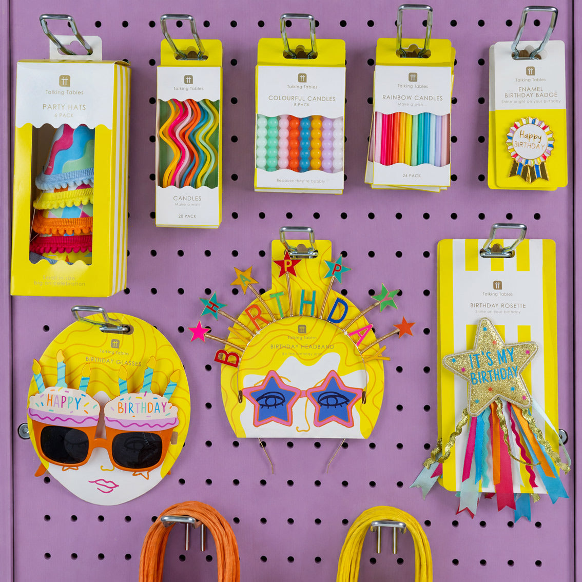 Birthday Brights Enamel "Happy Birthday" Badge