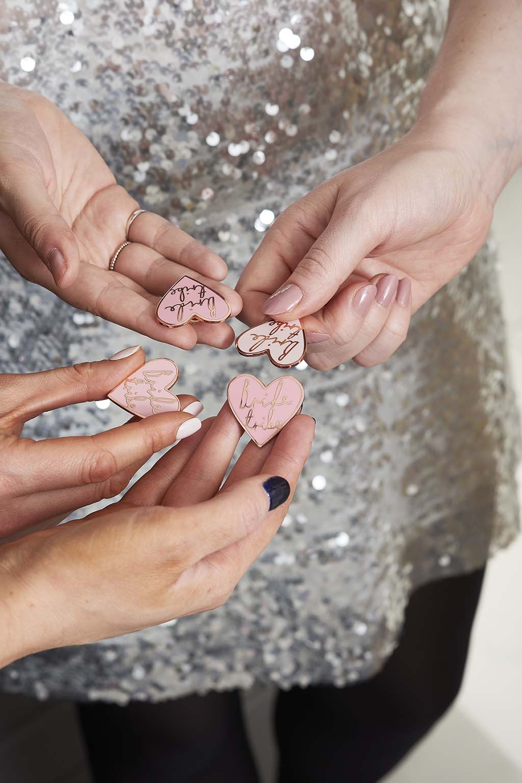 Bride Tribe Enamel Pin Badges
