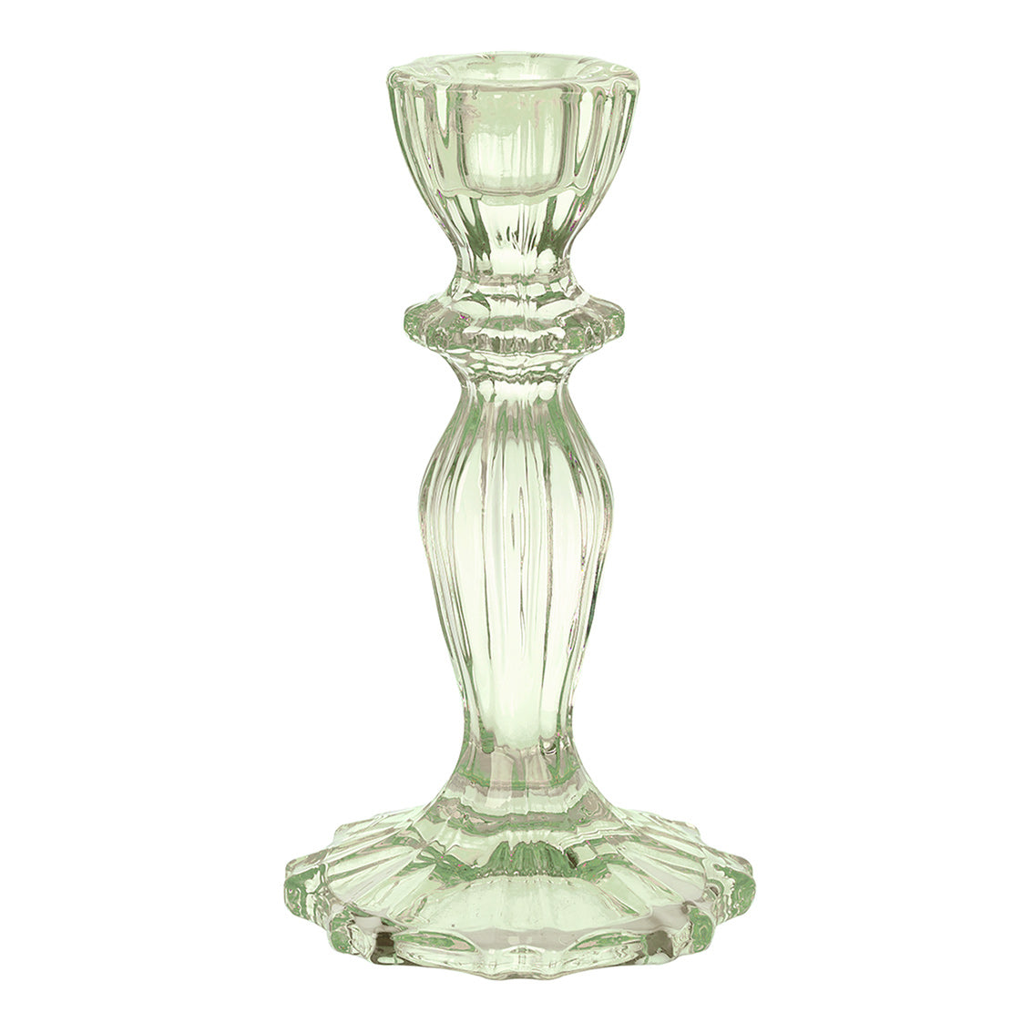 Coloured Glass Candle Holders