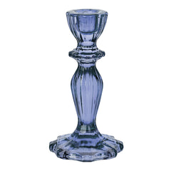 Navy Glass Candle Holder | Home Decor |