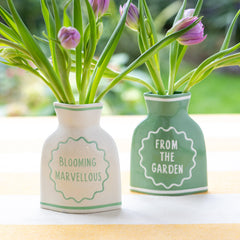 Cream Ceramic Bud Vase - 10cm | Summer Gifts |