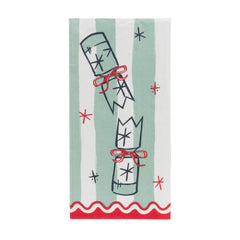 Christmas Icons Long Lunch Paper Napkins - 8 Pack Display | Christmas Decor |