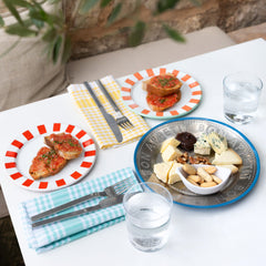 Mint Gingham Napkins - 2 Pack | Summer Tableware |