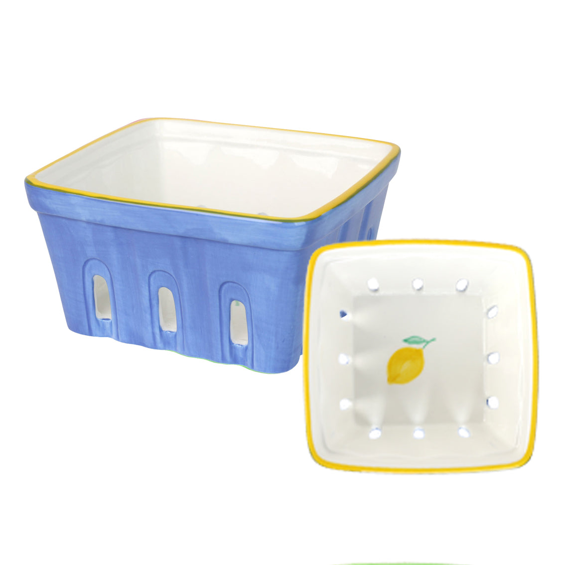 Lemon Ceramic Punnet - 15cm | Summer Kitchen Gifts |