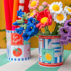 Handmade Bluebell Crochet Sprigs Bundle - 18cm | Summer Decor |