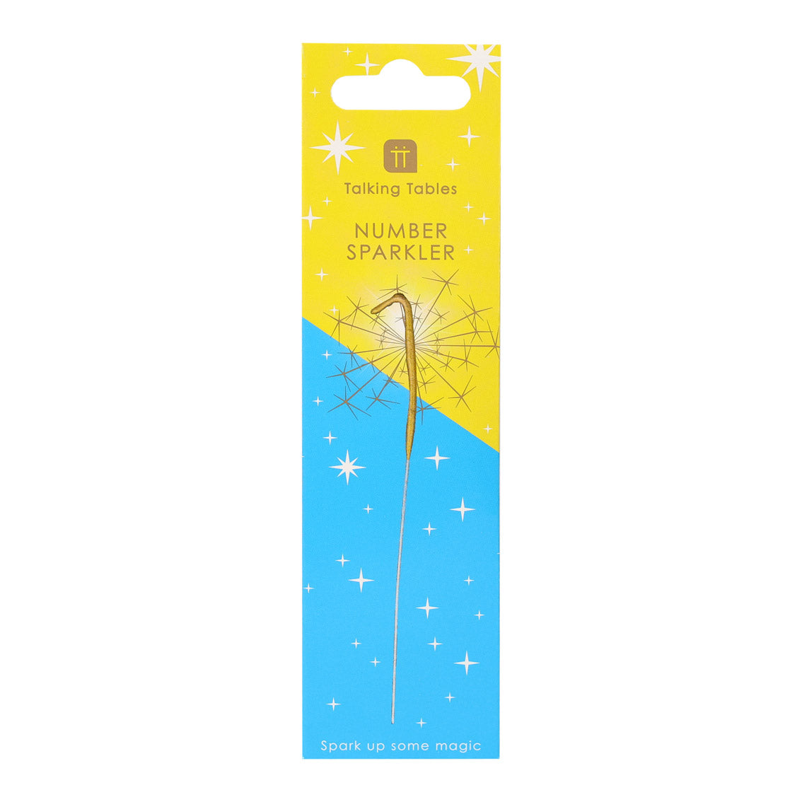 Birthday Brights Gold Number Sparkler 1