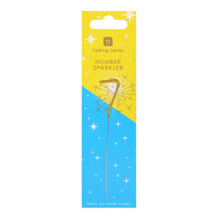 Birthday Brights Gold Number Sparkler 7