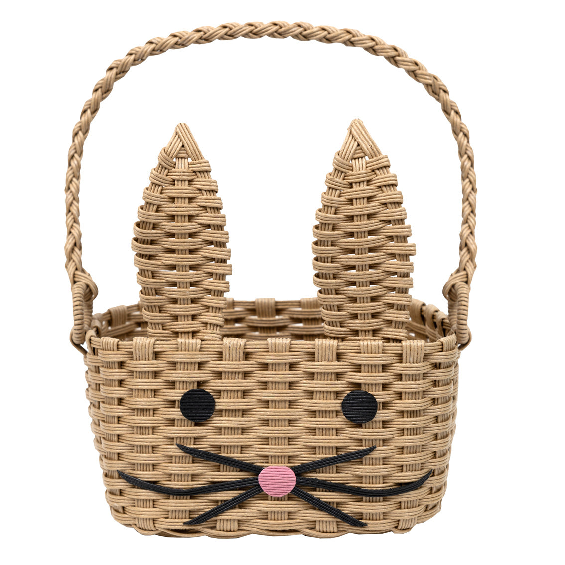 Brown Recycled Paper Bunny Shaped Basket | Easter Gifts |
