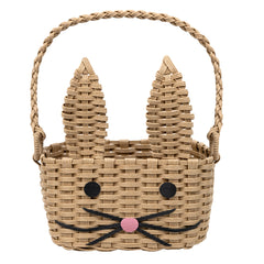 Brown Recycled Paper Bunny Shaped Basket | Easter Gifts |