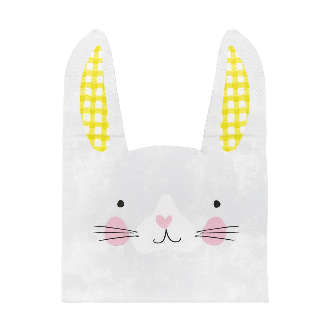 Bunny Shaped Paper Napkins - 20 Pack | Summer Napkins |
