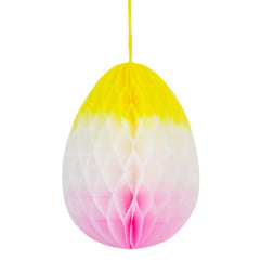 Hanging Honeycomb Ombre Easter Egg - 40cm | Easter Decor |