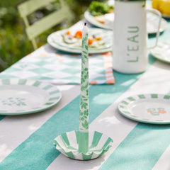 Herb Taper Dinner Candles - 2 Pack | Summer Candles |