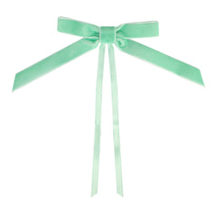 Green Velvet Bows - 8 Pack | Home Decor |