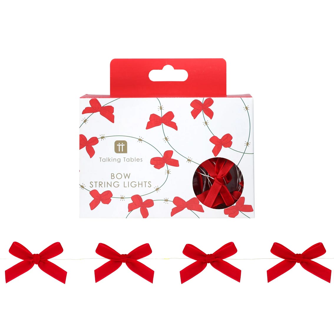 Bow String Lights - 2m | Everyday Decor |