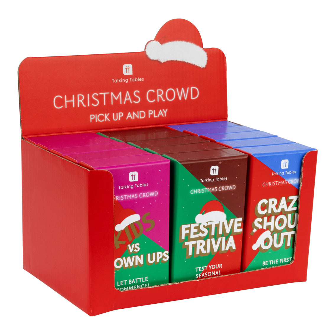 Christmas Pick Up & Play Games - 15 Unit Display | Christmas Games |