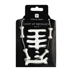Halloween Bone Light Up LED Necklace - Display