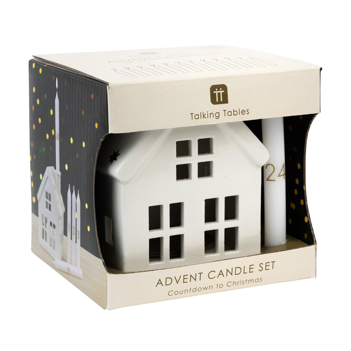 House & Advent Candle Kit | Christmas Decor |