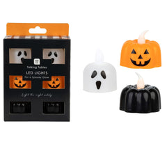 Flameless LED Halloween Tealight Candle - 6 Pack | Halloween Decor |