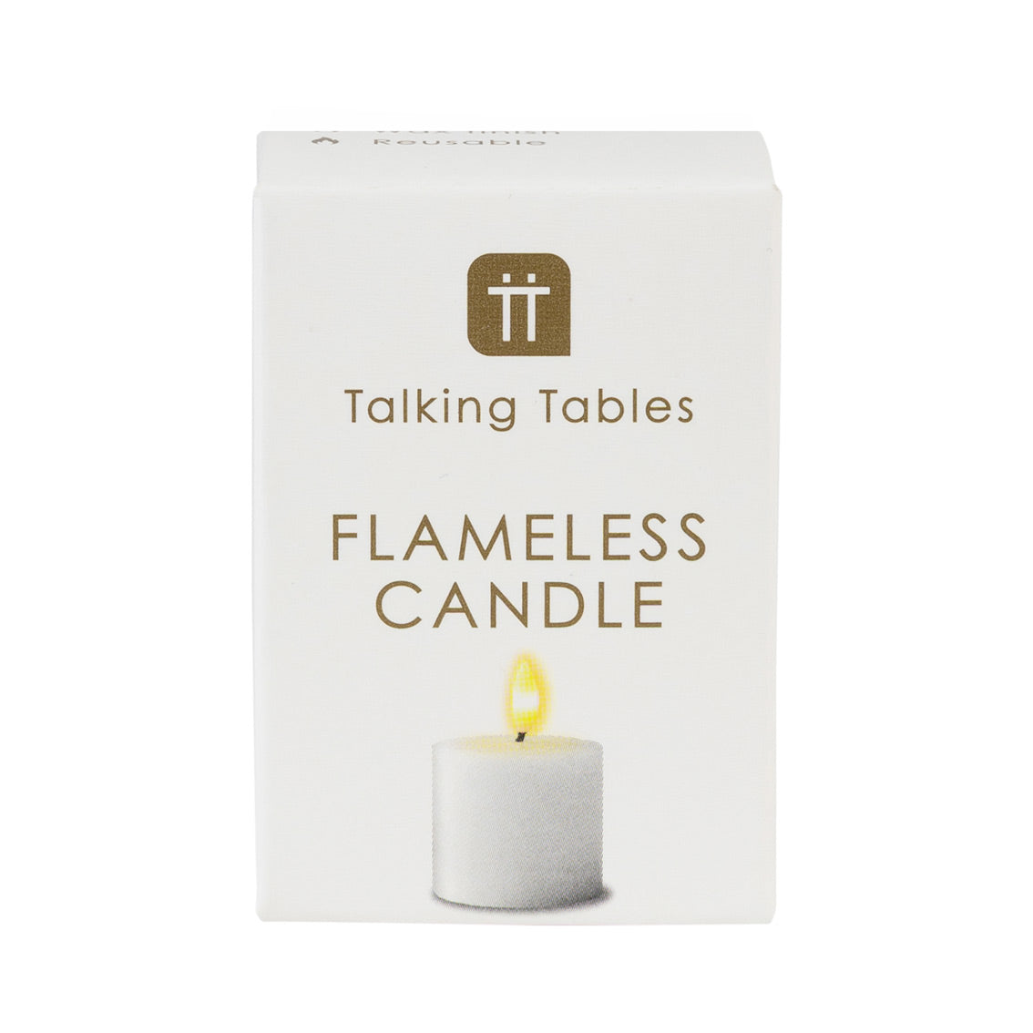 Flameless LED Tealight Candle - White - 12 Unit Display | Home Decor |