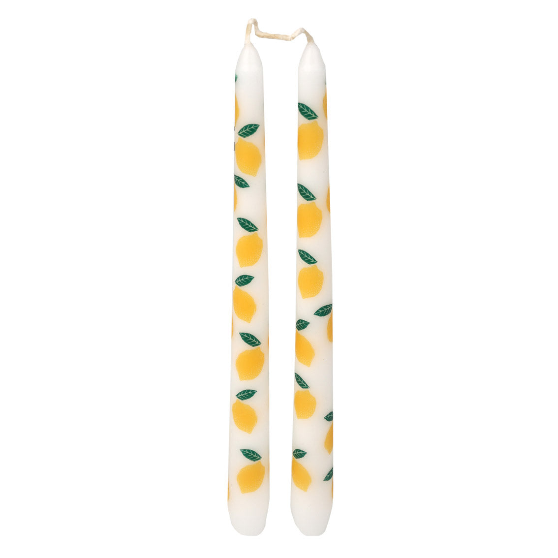 Lemon Taper Dinner Candles - 2 Pack | Summer Gifts |