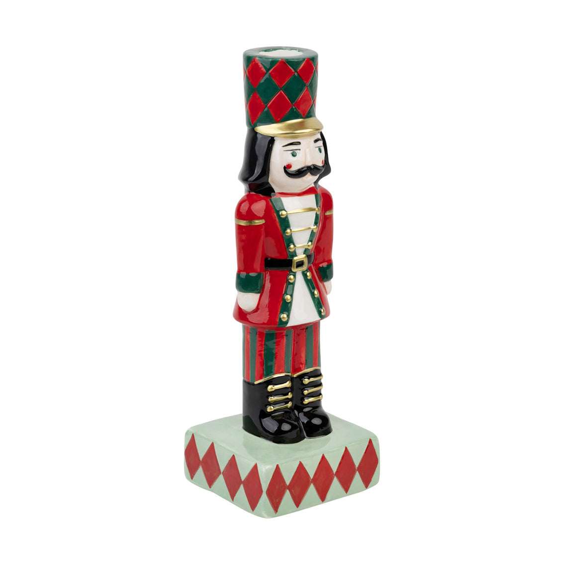 Hand-Painted Nutcracker Candle Holder | Christmas Gifts |
