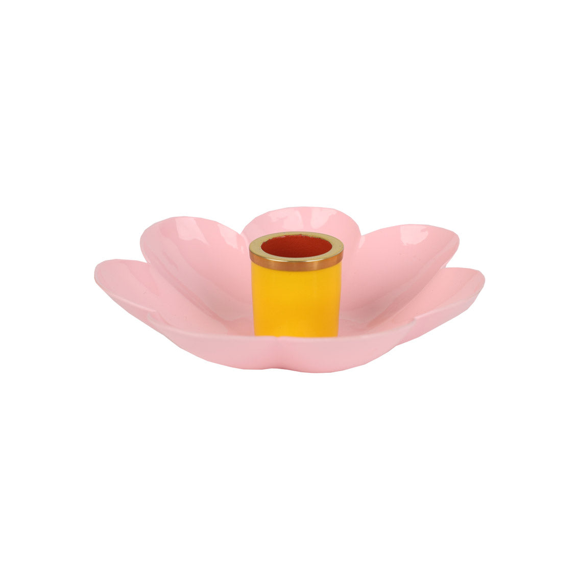 Coloured Enamel Flower Shaped Candle Holders | Summer Gifts |